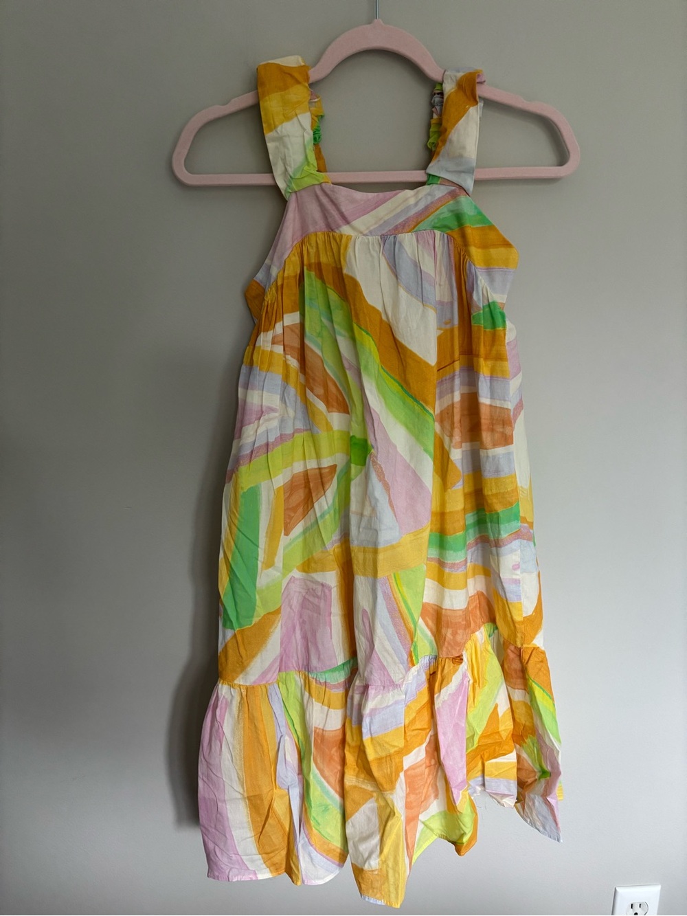 Zara Girls Multicolor Striped Summer Dress -Size 13-14